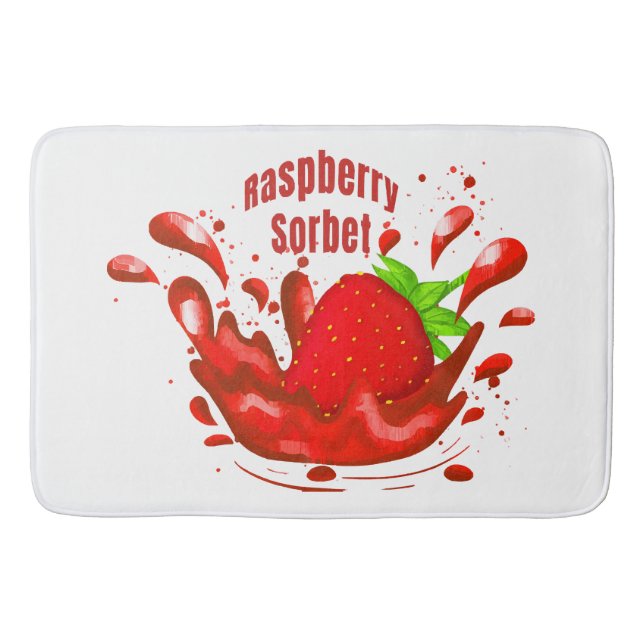 Raspberry Sorbet Bath Mat (Front)