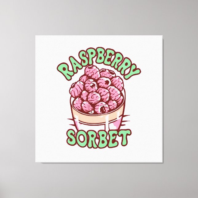 Raspberry Sorbet  Canvas Print (Front)