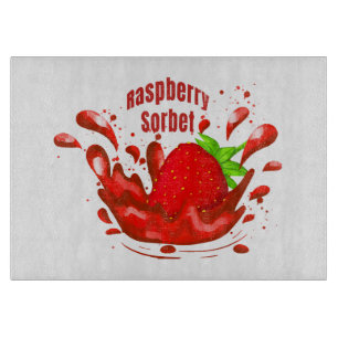 Raspberry Sorbet Cutting Board