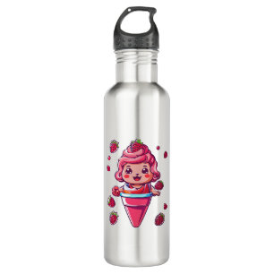 Raspberry sorbet Kawaii 710 Ml Water Bottle