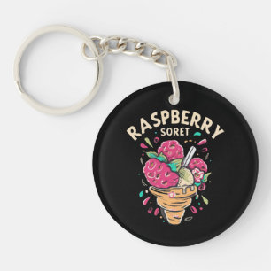Raspberry Sorbet  Key Ring