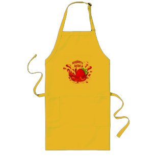 Raspberry Sorbet Long Apron