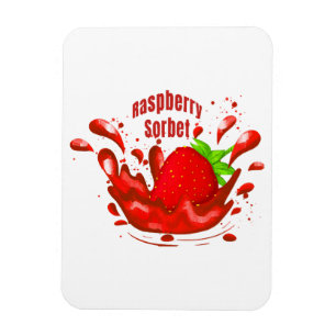 Raspberry Sorbet Magnet