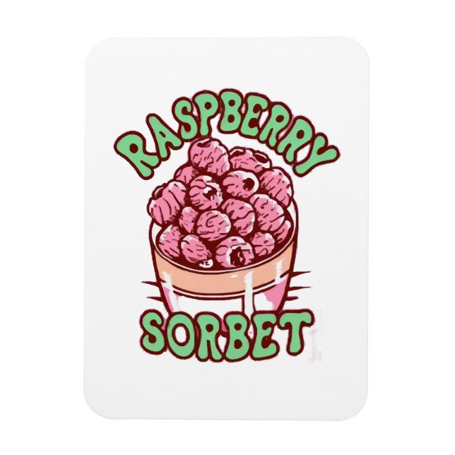 Raspberry Sorbet  Magnet (Vertical)