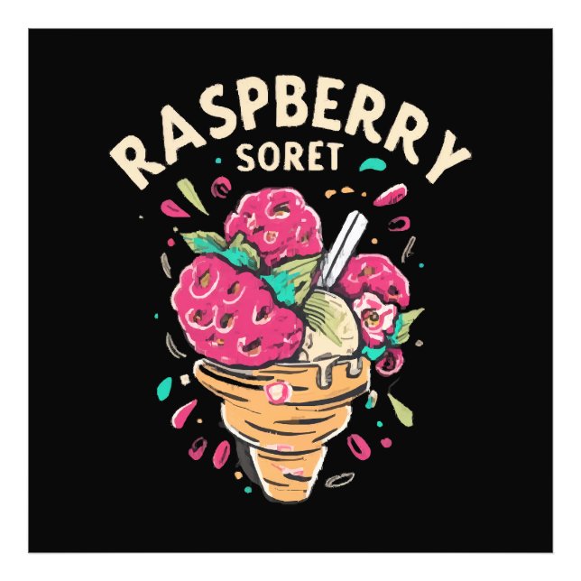 Raspberry Sorbet  Photo Print (Front)