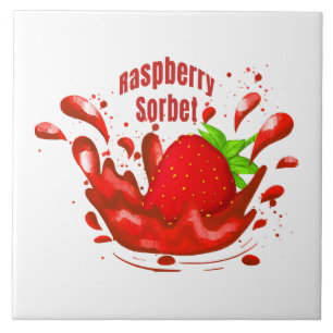 Raspberry Sorbet Tile