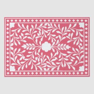 Raspberry Traditional Bone Inlay Decoupage Paper