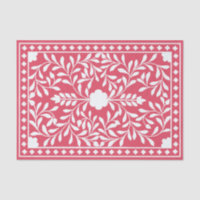 Raspberry Traditional Bone Inlay Decoupage Paper
