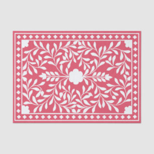 Raspberry Traditional Bone Inlay Decoupage Paper