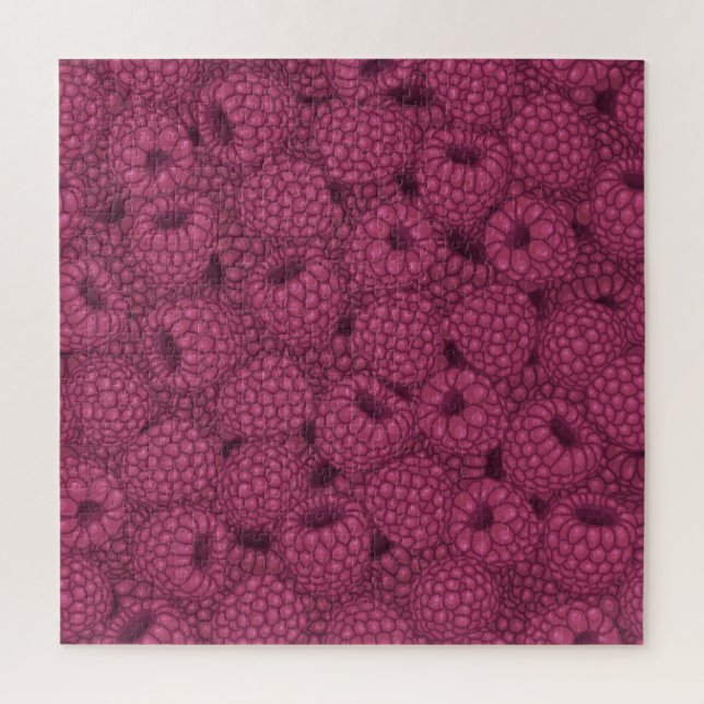 Raspberry Vintage: Sweet Wrap Design. Jigsaw Puzzle (Vertical)