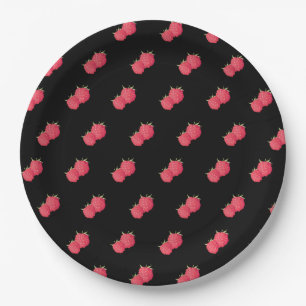 Raspberrys Paper Plate
