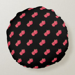 Raspberrys Round Cushion