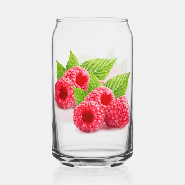 RASPBERRYspearmint glass tumbler | m3galleryStudio (Front)