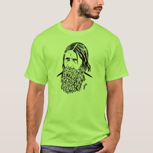 Rasputin T-Shirt - Stone Green (Front)