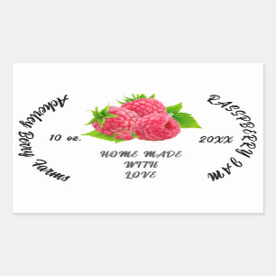 Rasspberry Jam Preserves Personalised Classic  Cla Rectangular Sticker