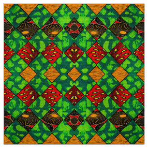 Rasta  African Print Fabric