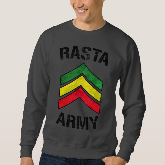 Rasta army sweatshirt (Front)