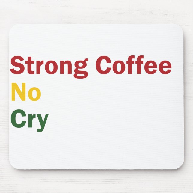 Rasta Coffee Mouse Pad (Front)