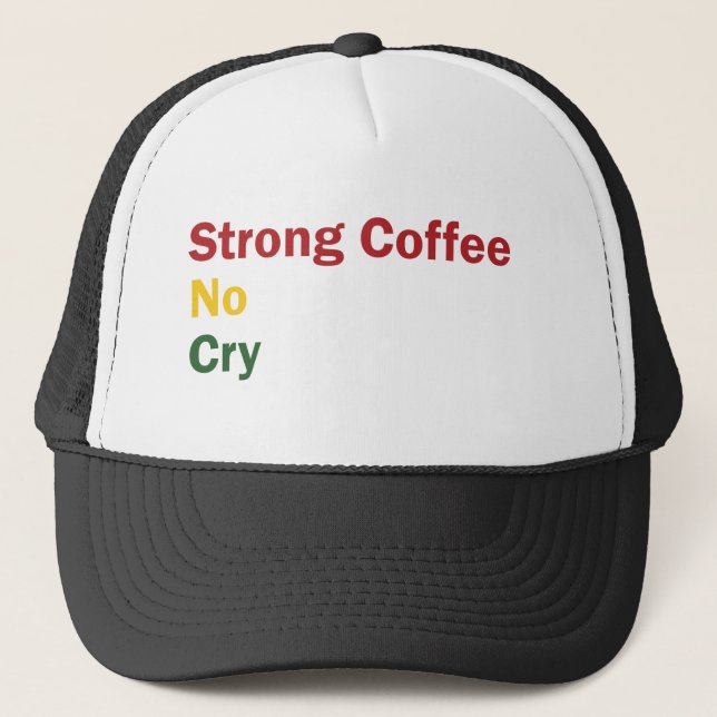 Rasta Coffee Trucker Hat (Front)