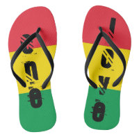 Rasta Colours Green Yellow Red Stripes Flag Patter
