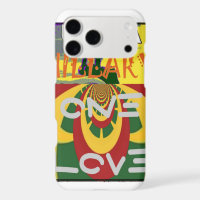 Rasta colours themed: spiral red, green, and yello