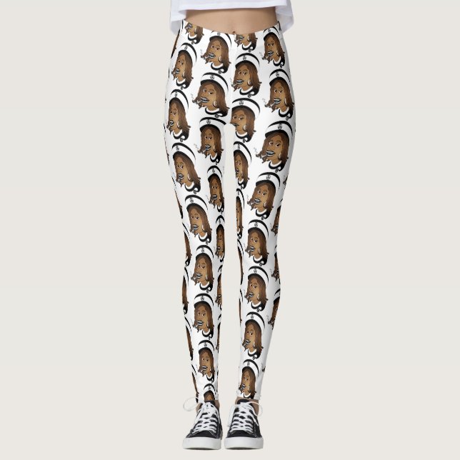 Rasta daughter of Brittany Leggings (Front)