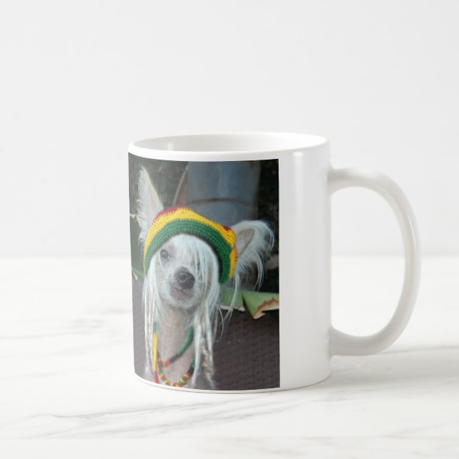 Rasta Dog Chinese Crested Mug (Right)