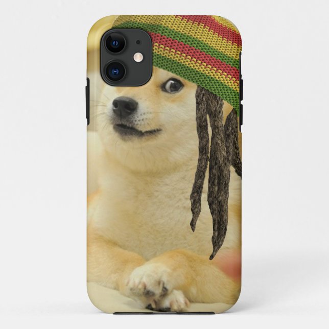 Rasta doge Case-Mate iPhone case (Back)