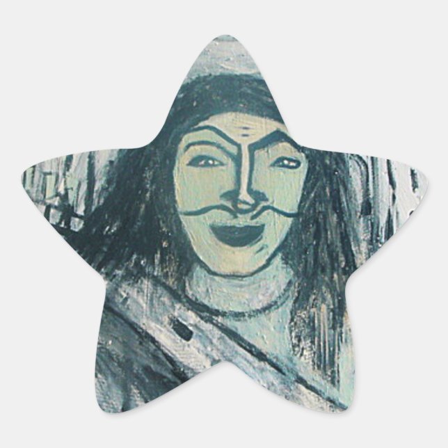 RASTA ENVY STAR STICKER (Front)