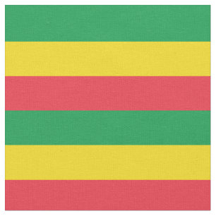 Rasta Ethiopia African Flag Colours Fabric