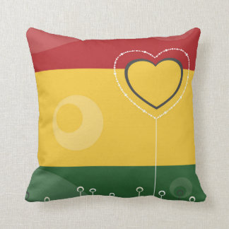 Rasta Flag Colours Cushion