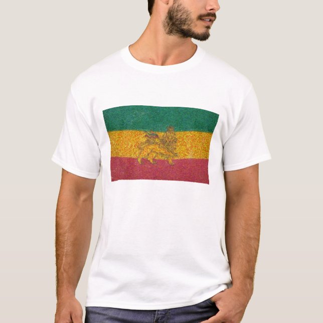 Rasta flag Van Gogh style T-Shirt (Front)