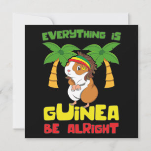 Rasta Guinea Pig Card