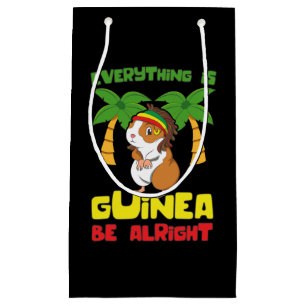 Rasta Guinea Pig Small Gift Bag
