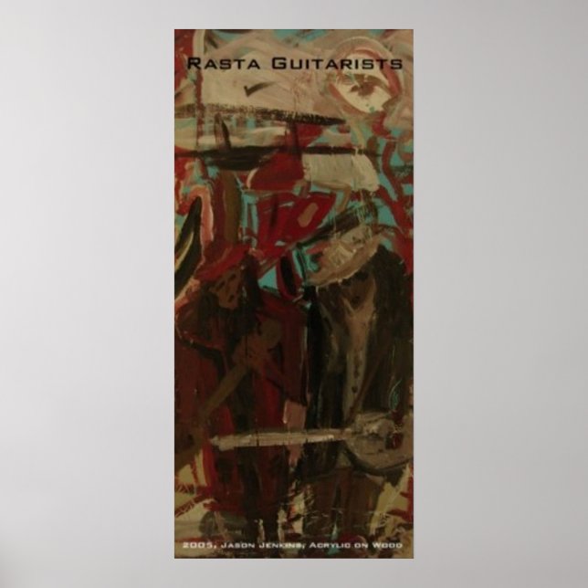 Rasta Guitarists Poster (Front)