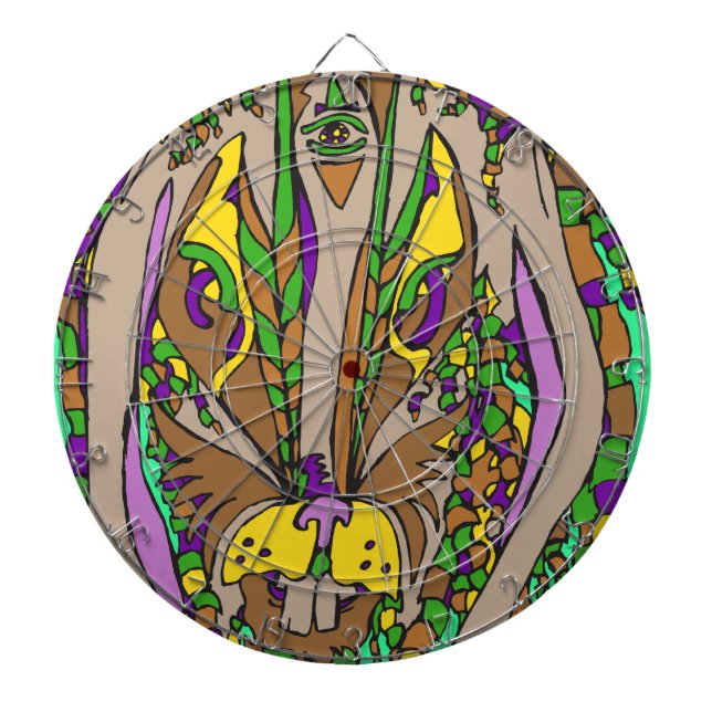 Rasta Hare Dartboard (Front)