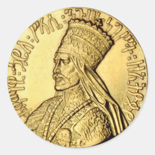 Rasta His Imperial Majesty Selassie I Sticker