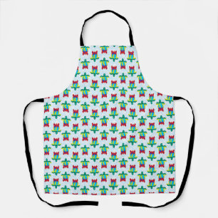 Rasta Island Colours Tribal Turtle Floral Apron