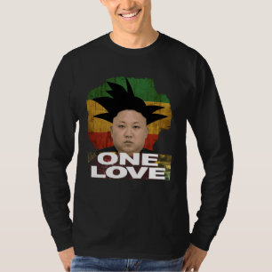 Rasta Kim Jong Un Jamaica Jah One Love Style T-Shirt