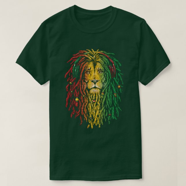 Rasta King Of Zion Men's T-Shirt (Design Front)