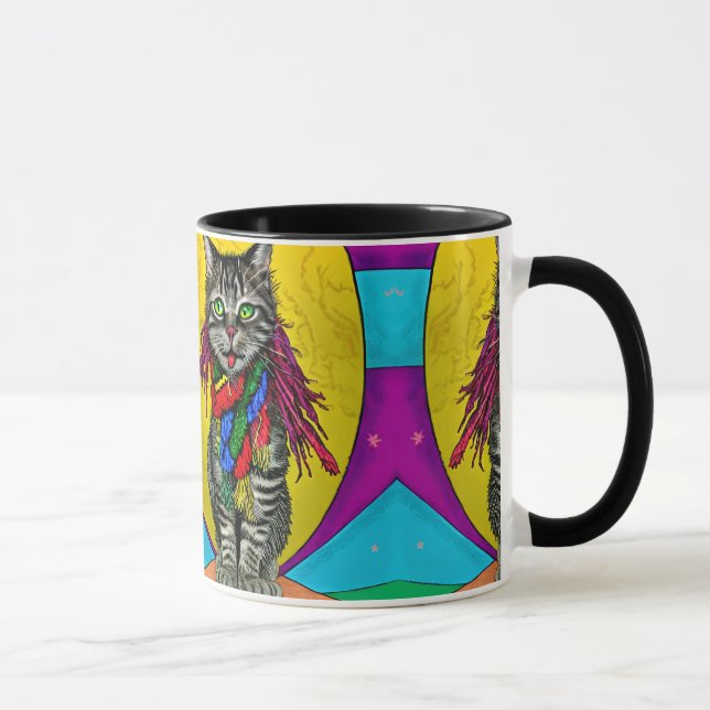 Rasta Kitten I Mug (Right)