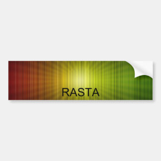 Rasta_Line_Background_by_TheDeviant426, RASTA Bumper Sticker