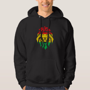 Rasta Lion For Jamaica Roots Reggae Hoodie