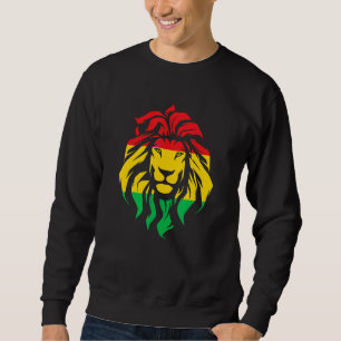 Rasta Lion For Jamaica Roots Reggae Sweatshirt
