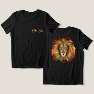 rasta lion head red green yellow Jamaica one love Tri-Blend Shirt