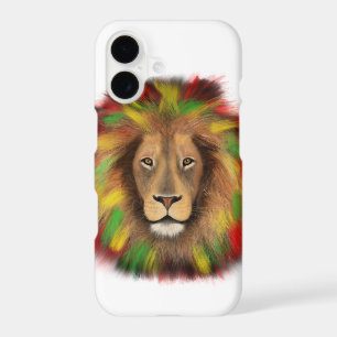 Rasta lion head red yellow green drawing Jamaica