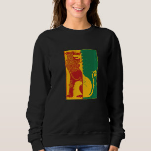 Rasta Lion Jamaican Colours Rastafari For Reggae Sweatshirt