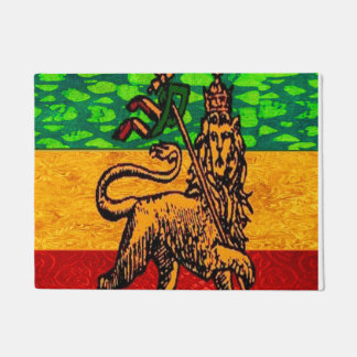 Rasta Lion of Judah Flag Doormat