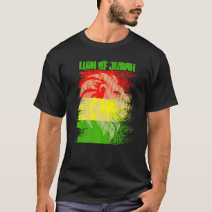 Rasta Lion Of Judah Reggae Roots Jamaica Rasta Reg T-Shirt