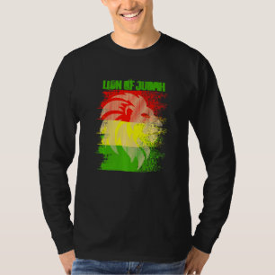 Rasta Lion Of Judah Reggae Roots Jamaica Rasta Reg T-Shirt